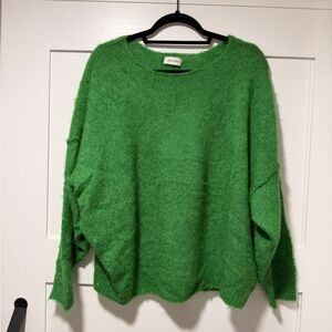 American Vintage Vibrant Green Crew Neck Sweater
